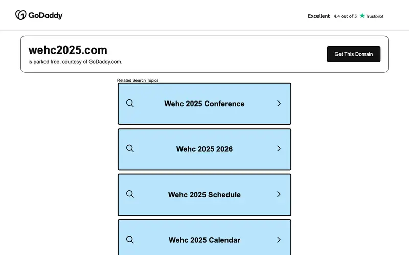 Screenshot of World Economic History Congress 2025